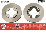 Trw Bremsscheibe [Hersteller-Nr. DF2024] f&uuml;r Honda, Rover