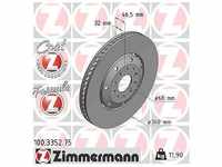 Zimmermann Bremsscheibe [Hersteller-Nr. 100.3352.75] für Audi