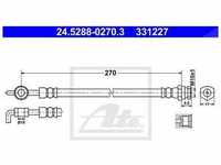 Ate Bremsschlauch [Hersteller-Nr. 24.5288-0270.3] für Mazda