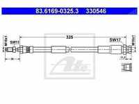 Ate Bremsschlauch [Hersteller-Nr. 83.6169-0325.3] für Saab