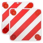 Proplus 2x Warntafel Kunststoff 50x50 R&uuml;ckstr. [Hersteller-Nr. 361228]