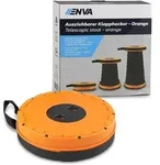 Enva Ausziehbarer Klapphocker Teleskophocker - Orange [Hersteller-Nr. 40790823]