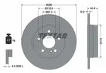 Textar 1x Bremsscheibe [Hersteller-Nr. 92072703] f&uuml;r Mercedes-Benz
