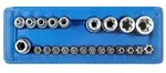 Sw Stahl Bitsortiment, 8 mm, TR- und E-Profil, 23-teilig [Hersteller-Nr. 04186L]