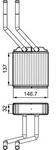 Valeo W&auml;rmetauscher, Innenraumheizung [Hersteller-Nr. 811520] f&uuml;r Ford