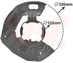Van Wezel Spritzblech, Bremsscheibe [Hersteller-Nr. 0639372] f&uuml;r BMW