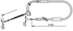 Bosch Seilzug, Feststellbremse [Hersteller-Nr. 1987482490] f&uuml;r Mercedes-Benz