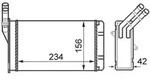 Mahle W&auml;rmetauscher, Innenraumheizung [Hersteller-Nr. AH43000S] f&uuml;r Peugeot,