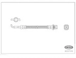 Corteco Bremsschlauch [Hersteller-Nr. 49387016] f&uuml;r Toyota