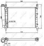 Nrf K&uuml;hler, Motork&uuml;hlung [Hersteller-Nr. 58705] f&uuml;r Fiat