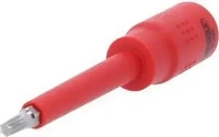 KS TOOLS 118.3824, Ks Tools 3/8 Isolierte Bit-Stecknuss Torx, T27, 122mm