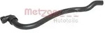 Metzger Autoteile Schlauch, W&auml;rmetauscher-Heizung [Hersteller-Nr. 2420276] f&uuml;r