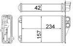 Mahle W&auml;rmetauscher, Innenraumheizung [Hersteller-Nr. AH248000S] f&uuml;r Peugeot