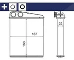 Mahle W&auml;rmetauscher, Innenraumheizung [Hersteller-Nr. AH16000S] f&uuml;r Renault,...