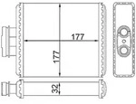 Mahle W&auml;rmetauscher, Innenraumheizung [Hersteller-Nr. AH75000S] f&uuml;r VW, Audi,...