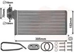 Van Wezel W&auml;rmetauscher, Innenraumheizung [Hersteller-Nr. 30016701] f&uuml;r