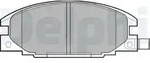 Delphi Bremsbelagsatz, Scheibenbremse [Hersteller-Nr. LP629] f&uuml;r Vauxhall, Opel,