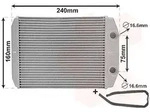 Van Wezel W&auml;rmetauscher, Innenraumheizung [Hersteller-Nr. 17016700] f&uuml;r...