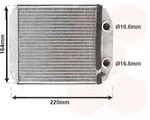 Van Wezel W&auml;rmetauscher, Innenraumheizung [Hersteller-Nr. 43016701] f&uuml;r...