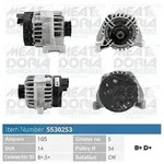 Meat & Doria Generator [Hersteller-Nr. 5530253] f&uuml;r Abarth, Fiat
