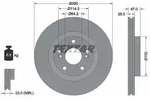 Textar Bremsscheibe [Hersteller-Nr. 92125000] f&uuml;r Acura, Honda