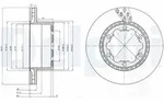 Delphi Bremsscheibe [Hersteller-Nr. BG9015] f&uuml;r Mercedes-Benz, VW