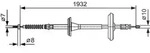 Bosch Seilzug, Feststellbremse [Hersteller-Nr. 1987482021] f&uuml;r Saab