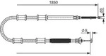 Bosch Seilzug, Feststellbremse [Hersteller-Nr. 1987482592] f&uuml;r Fiat