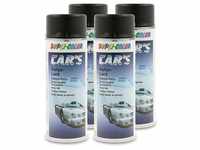 Dupli Color 4x 400 ml CAR'S Rallye-Lack Spraydose schwarz matt [Hersteller-Nr.