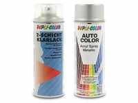 Dupli Color 400 ml Auto-Color Lack silber metallic 10-0131 + 400ml 2-Schicht-