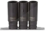 Ks Tools 1/2 Sechskant-Kraft-Stecknuss-Satz, lang, 3-tlg [Hersteller-Nr. 515.0103]