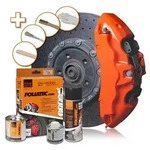 Foliatec Bremssattellack Komplettset f&uuml;r 4 Bremss&auml;ttel flame orange [Hersteller-Nr.