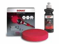 Sonax 1x 250ml PROFILINE Poliermittel SP 06-02 + Schaumpad (hart) 160mm