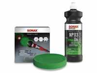 Sonax 1x 1 l PROFILINE Poliermittel NP 03-06 + Schaumpad (medium) 160mm