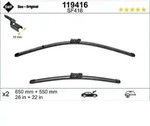 Swf Wischblatt [Hersteller-Nr. 119416] f&uuml;r Fiat, Citro&euml;n, Peugeot, Opel