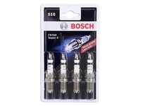 Bosch 4x Zündkerze Super 4 FR78X 510 (Blister) [Hersteller-Nr. 0242232502] für