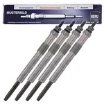 Beru 4x Gl&uuml;hkerze GE102 [Hersteller-Nr. GE102] f&uuml;r BMW