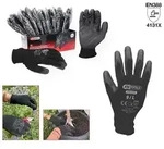 Ks Tools Mikro-Feinstrickhandschuhe-schwarz, 9, 12 Paar [Hersteller-Nr. 310.0470]
