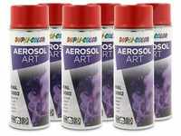 Dupli Color 6x 400ml Aerosol Art RAL 3002 kaminrot glänzend [Hersteller-Nr....