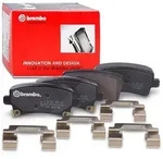 Brembo Bremsbelagsatz hinten [Hersteller-Nr. P59060] f&uuml;r Chevrolet, Saab, Vauxhall,