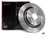 Brembo Bremsscheibe bel&uuml;ftet hinten [Hersteller-Nr. 09.B788.11] f&uuml;r Mercedes-Benz