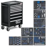Bgs Werkzeugwagen Profi Exclusive - 8 Schubladen - Bef&uuml;llt - 259-tlg [Hersteller-Nr.