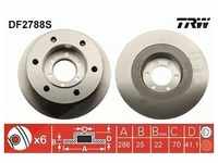 Trw Bremsscheibe [Hersteller-Nr. DF2788S] für Iveco
