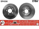 Trw 1x Bremsscheibe [Hersteller-Nr. DF4336] f&uuml;r Chrysler, Dodge