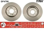 Trw Bremsscheibe Vorderachse Bel&uuml;ftet [Hersteller-Nr. DF4796] f&uuml;r Fiat, Opel,