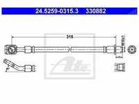 Ate Bremsschlauch Hinterachse [Hersteller-Nr. 24.5259-0315.3] für Opel, Saab