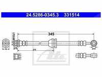 Ate Bremsschlauch [Hersteller-Nr. 24.5286-0345.3] für Chevrolet