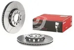 Brembo Bremsscheibe Vorderachse Bel&uuml;ftet [Hersteller-Nr. 09.5745.76] f&uuml;r Audi, VW,