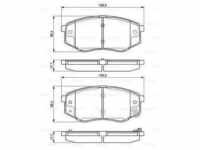 Bosch Bremsbeläge vorne (Satz) [Hersteller-Nr. 0986494692] für Hyundai