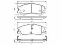 Bosch Bremsbelagsatz, Scheibenbremse [Hersteller-Nr. 0986494138] für Hyundai